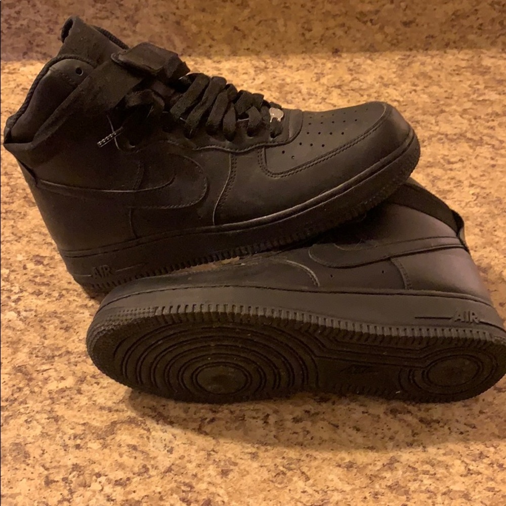 Nike Air Force Ones Men’s Black Sz8